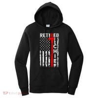 Firefighter Chief American Flag Funny Gift Retired Fire Chief Great Gift Women's Hoodie thumb 0