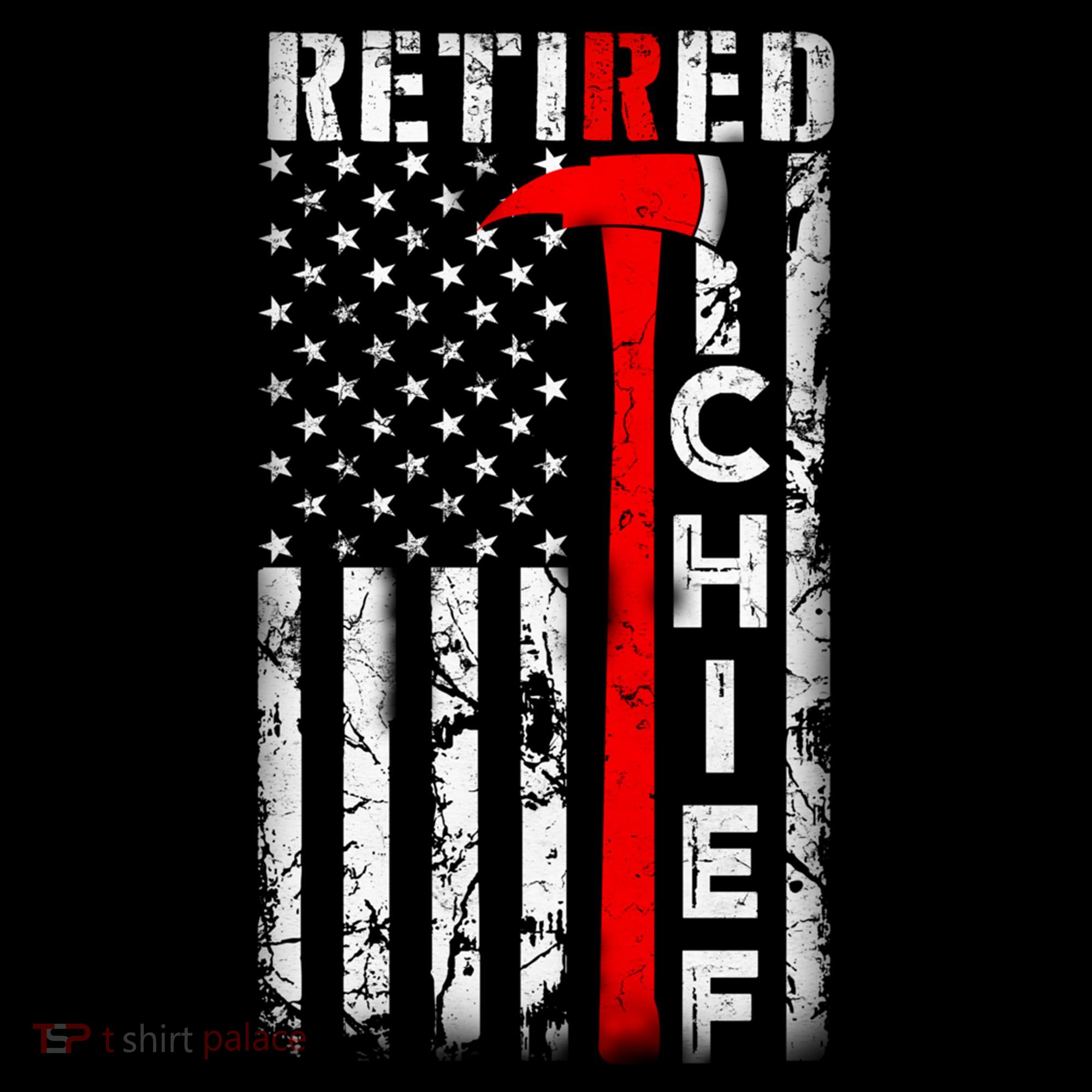 Firefighter Chief American Flag Funny Gift Retired Fire Chief Great Gift Women's Hoodie