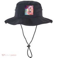 Funny Cute Astronaut Kitty On Rainbow Sprinkle Donut Bucket Hat thumb 0