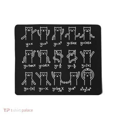 Funny Cat And Math Funny Math Cat Algebra Lover Funny Cat Mousepad