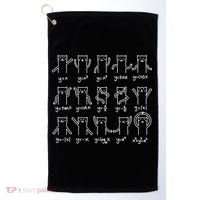 Funny Cat And Math Funny Math Cat Algebra Lover Funny Cat Golf Towel thumb 0