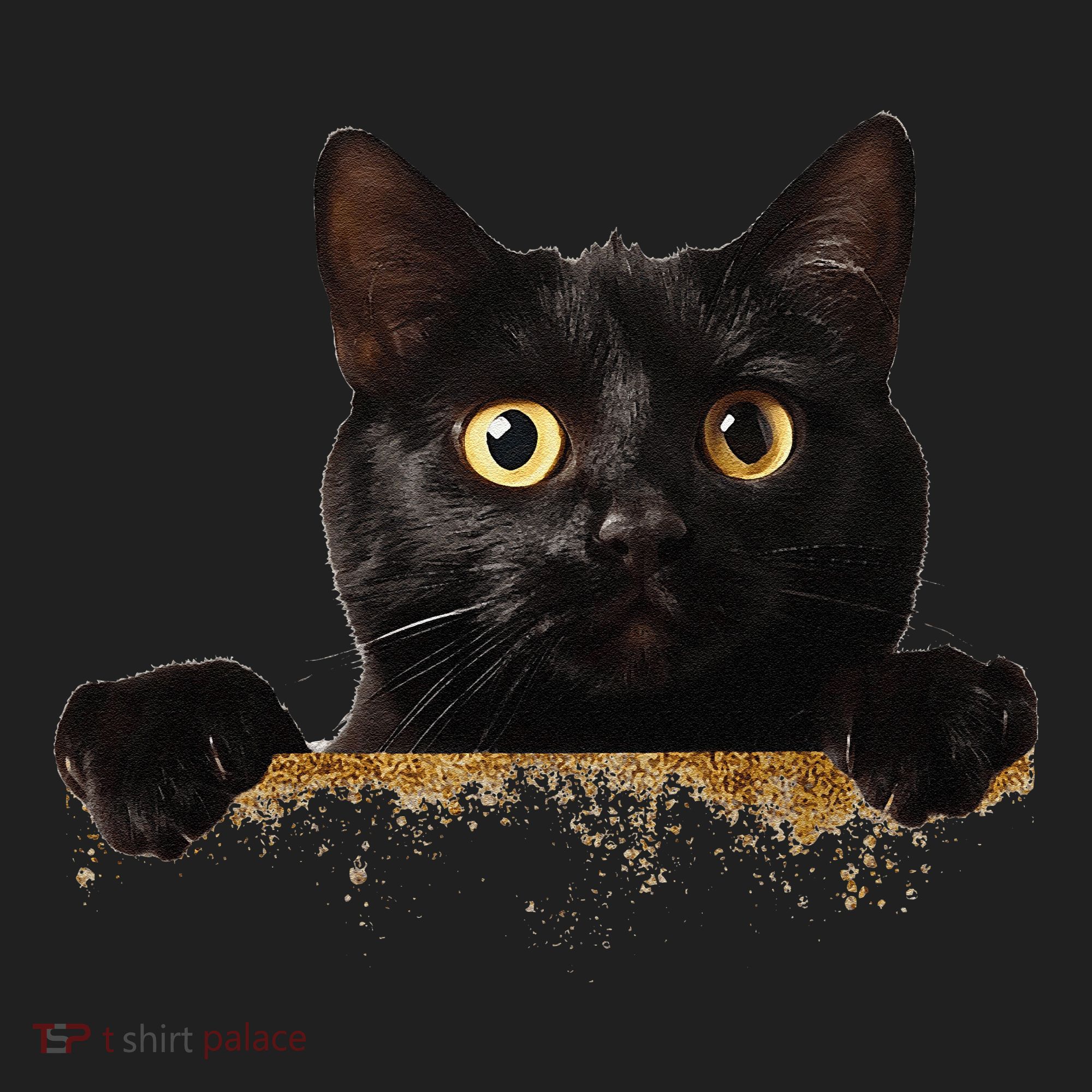 Funny Curious Adorable Cat Black Peeking Kitten Pet Lovers Beanie