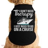 Funny Cruise Art For Women Cruise Ship Vacation Lover Doggie Tank thumb 0