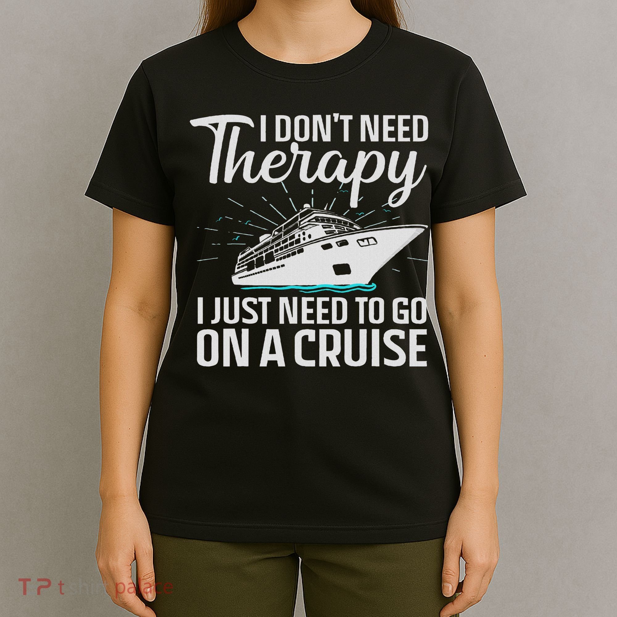 Funny Cruise Art For Women Cruise Ship Vacation Lover T-Shirt