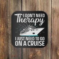 Funny Cruise Art For Women Cruise Ship Vacation Lover Coaster thumb 0