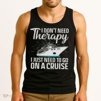 Funny Cruise Art For Women Cruise Ship Vacation Lover Tank Top thumb 3