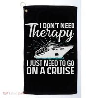 Funny Cruise Art For Women Cruise Ship Vacation Lover Golf Towel thumb 0