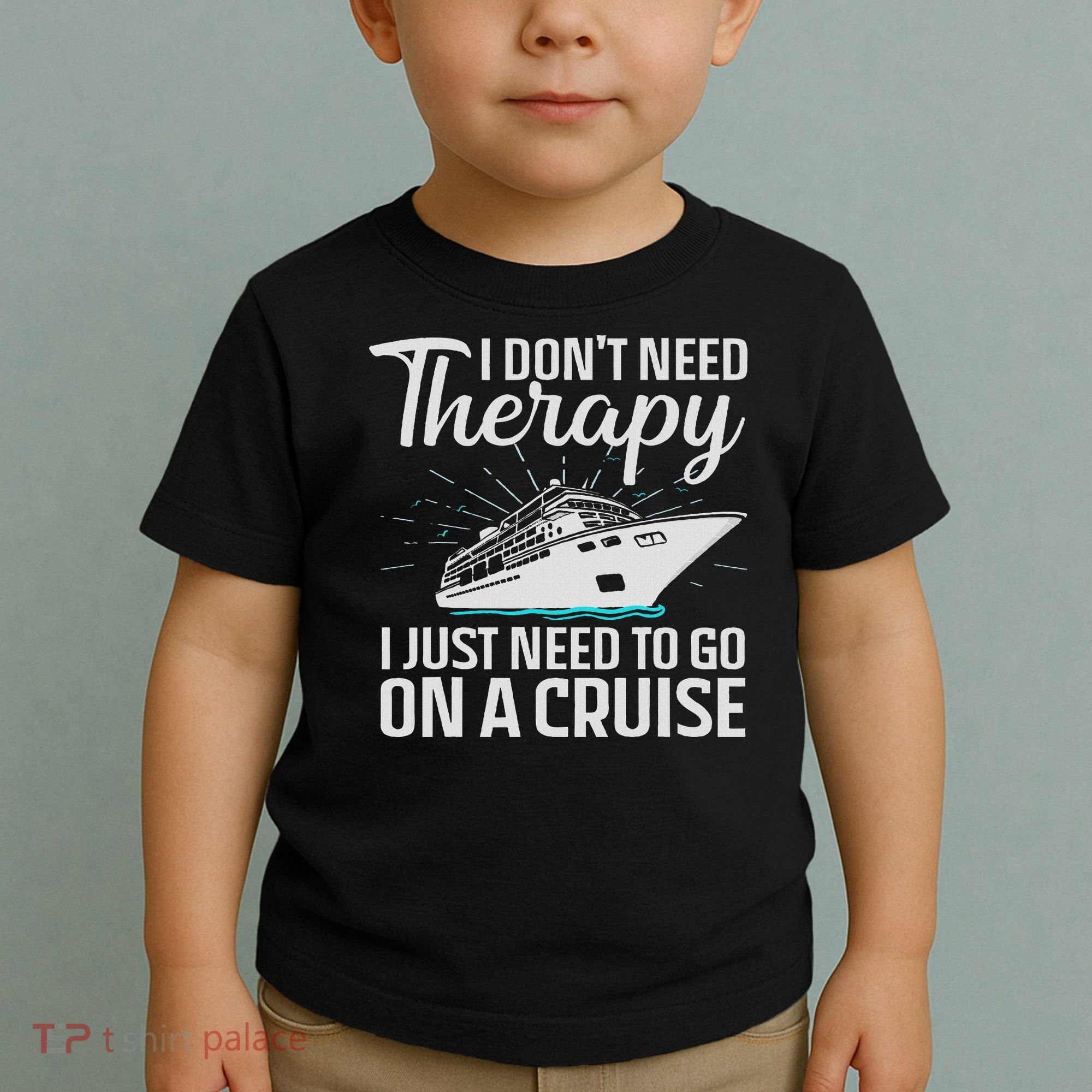 Funny Cruise Art For Women Cruise Ship Vacation Lover Toddler T-Shirt