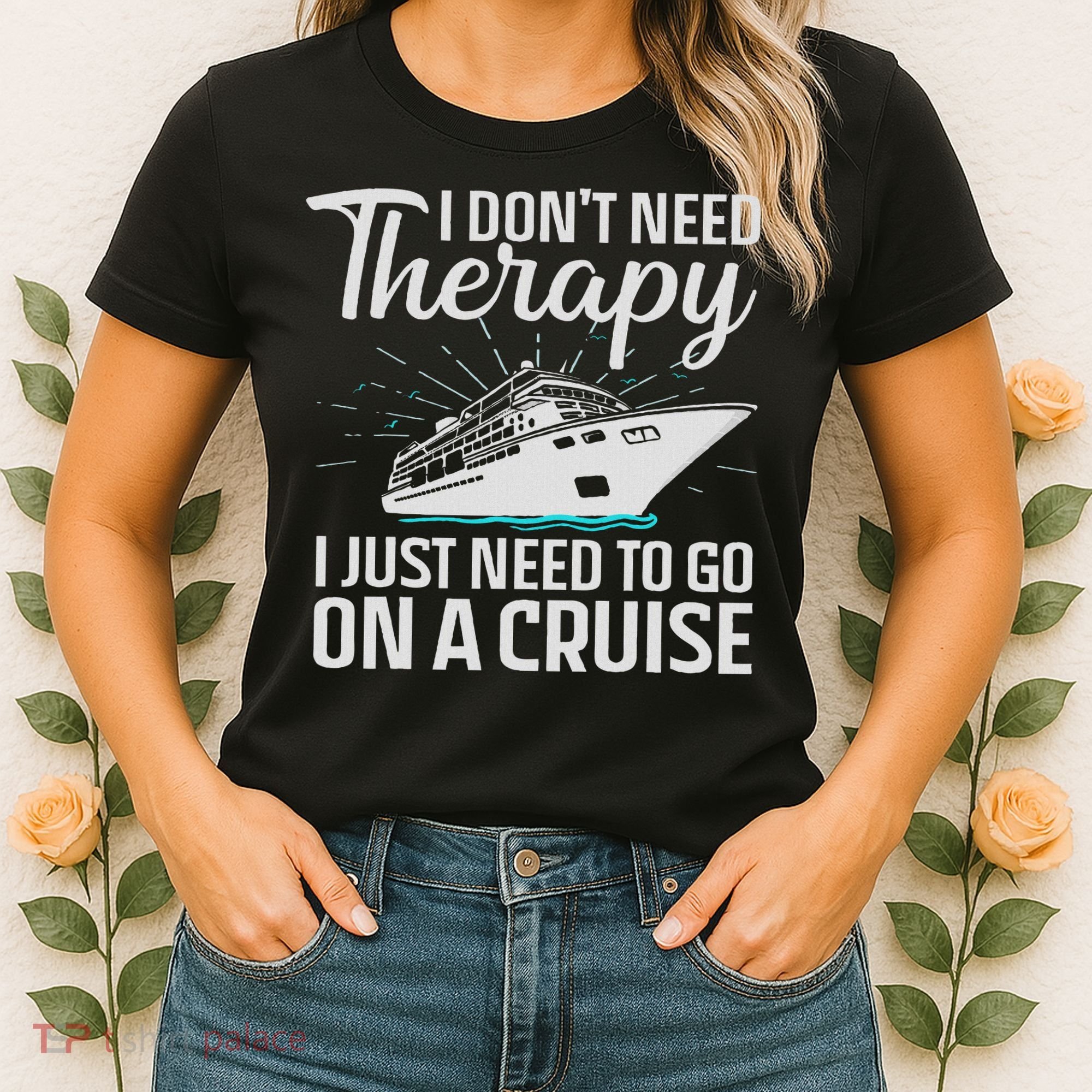 Funny Cruise Art For Women Cruise Ship Vacation Lover Women's T-Shirt