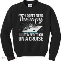 Funny Cruise Art For Women Cruise Ship Vacation Lover Kids Sweatshirt thumb 0