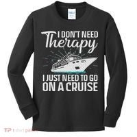 Funny Cruise Art For Women Cruise Ship Vacation Lover Kids Long Sleeve Shirt thumb 0