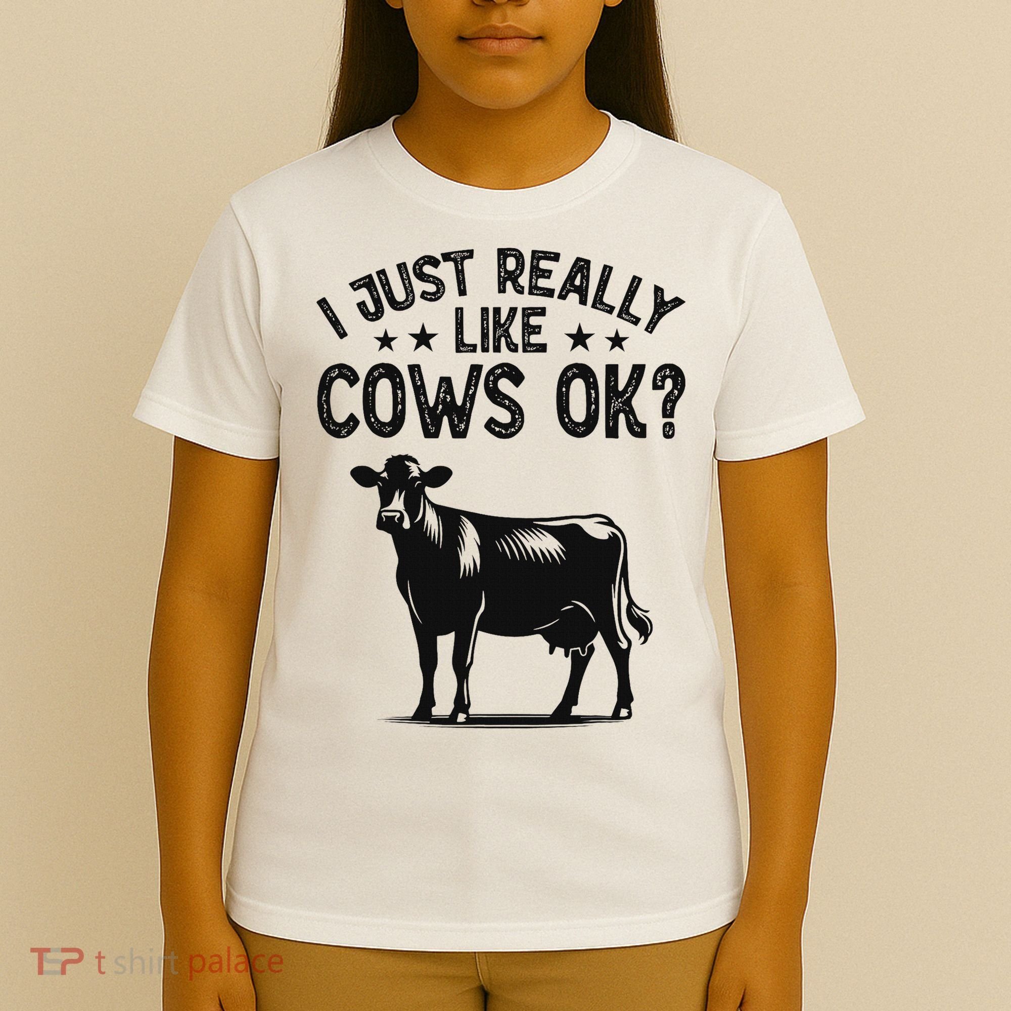 Funny Cow Animal Lover Women Farm Dairy Cattle Farming T-Shirt