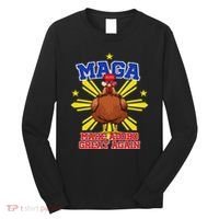 Funny Chicken Adobo Proud Pinoy Filipino Long Sleeve Shirt thumb 0