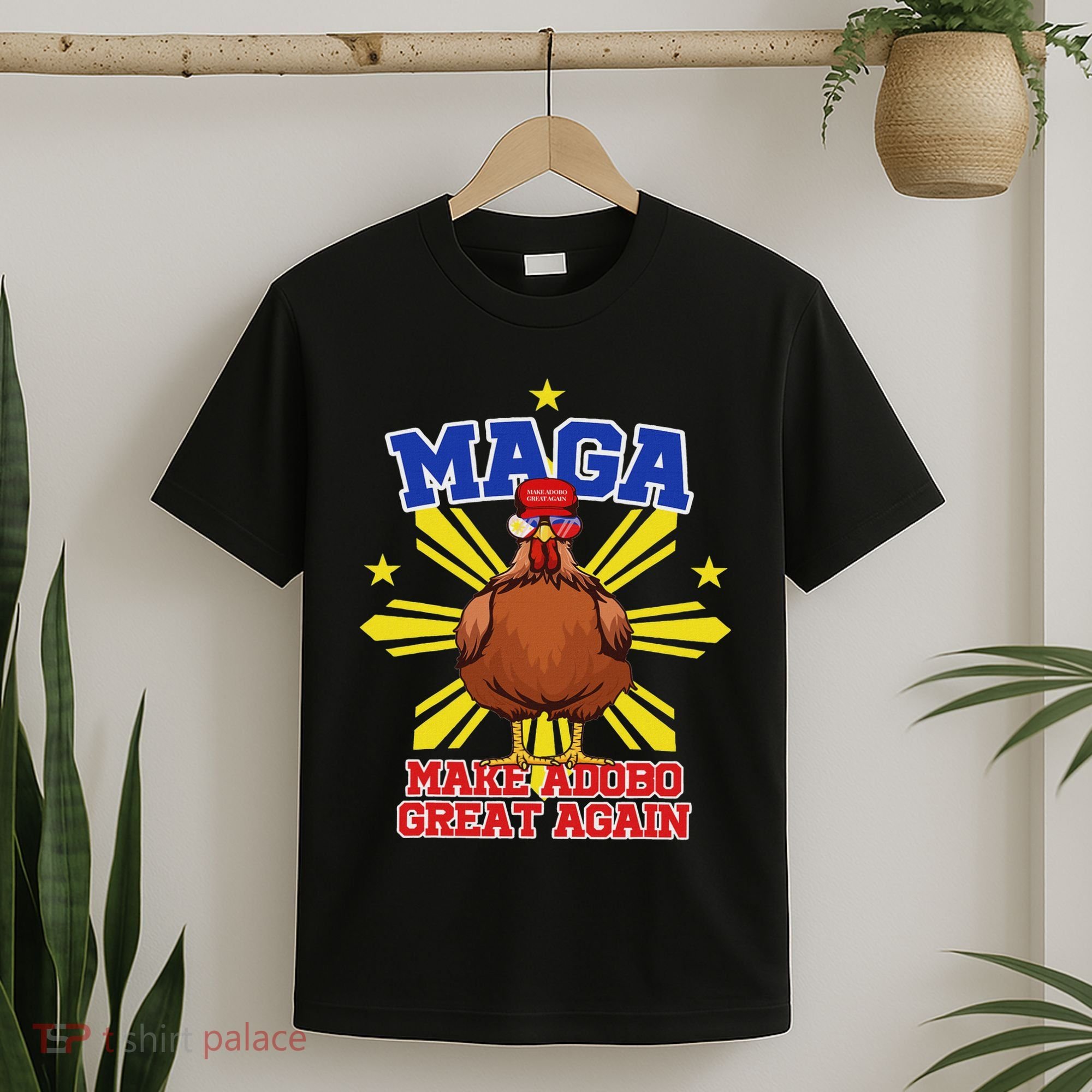 Funny Chicken Adobo Proud Pinoy Filipino T-Shirt