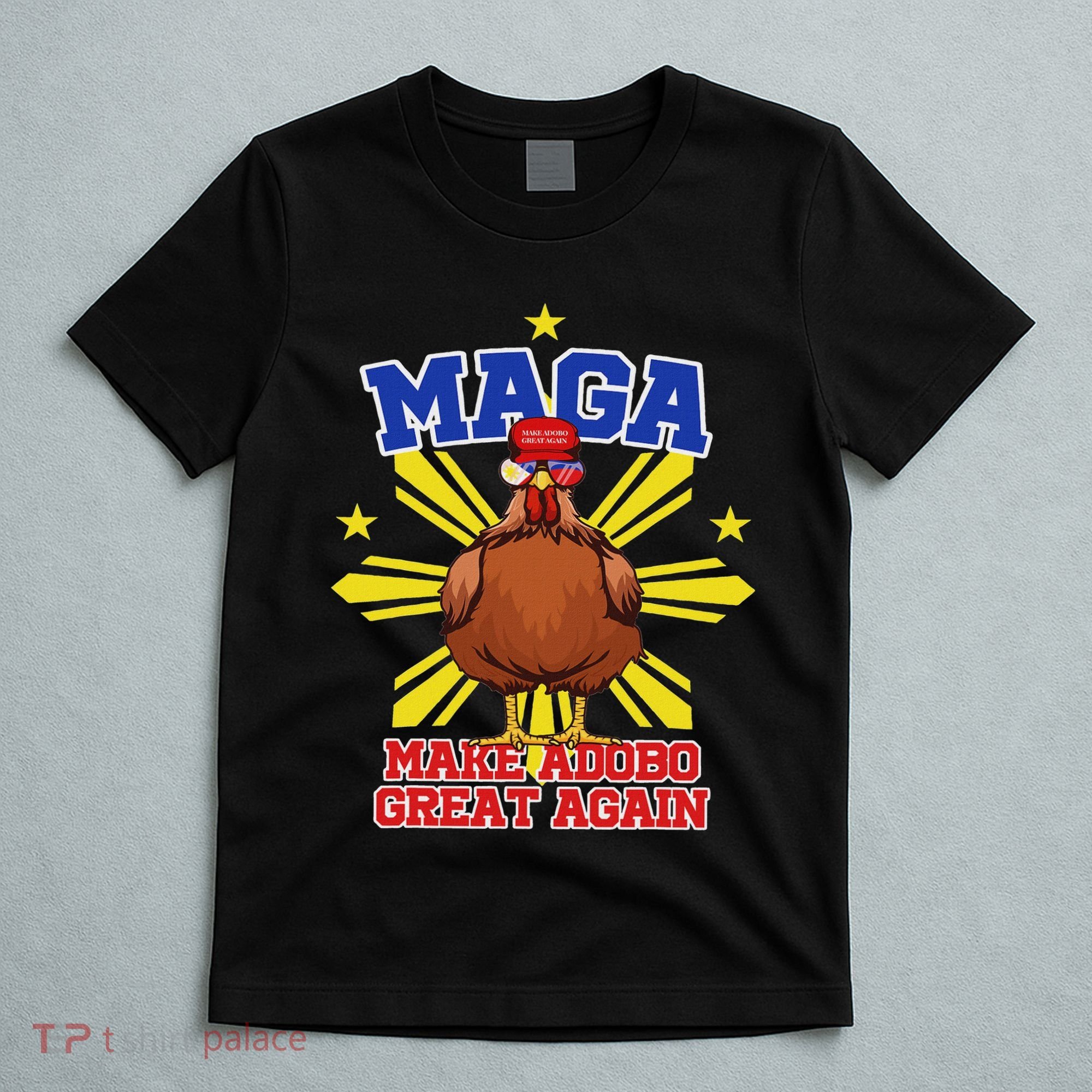 Funny Chicken Adobo Proud Pinoy Filipino T-Shirt