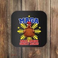 Funny Chicken Adobo Proud Pinoy Filipino Coaster thumb 0