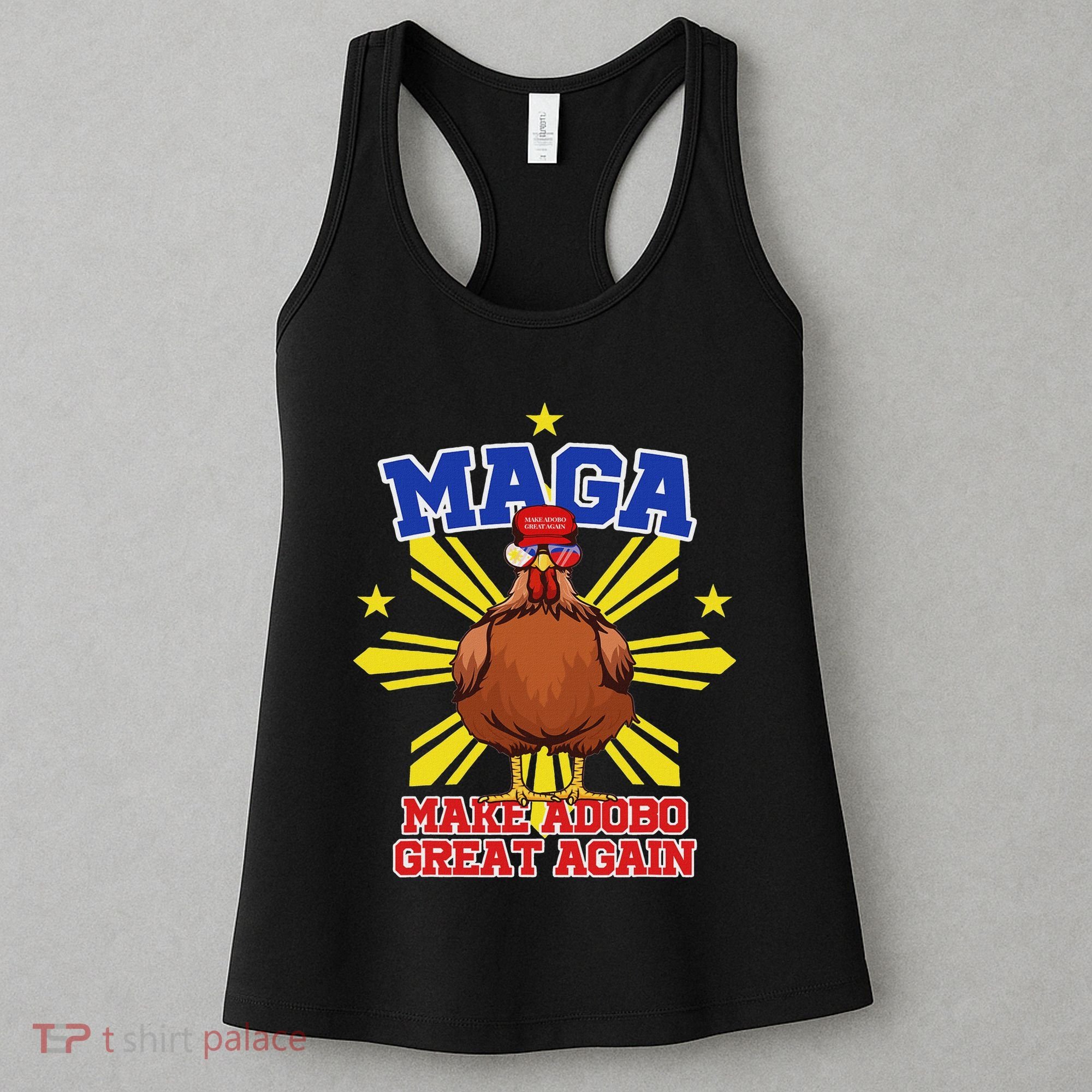 Funny Chicken Adobo Proud Pinoy Filipino Women's Tank Top