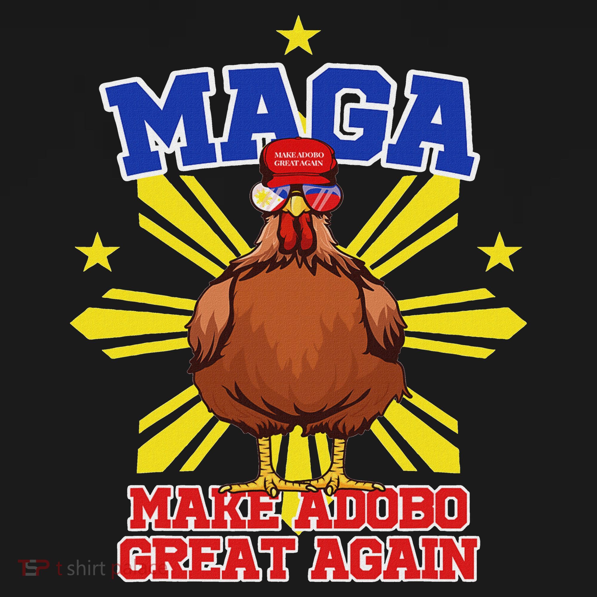 Funny Chicken Adobo Proud Pinoy Filipino Women's Tank Top