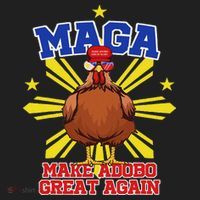 Funny Chicken Adobo Proud Pinoy Filipino Hat thumb 2