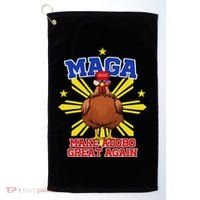 Funny Chicken Adobo Proud Pinoy Filipino Golf Towel thumb 0