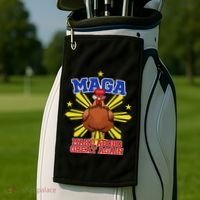 Funny Chicken Adobo Proud Pinoy Filipino Golf Towel thumb 2
