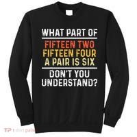 Funny Cribbage Art For Board Game Cribbage Player Sweatshirt thumb 0