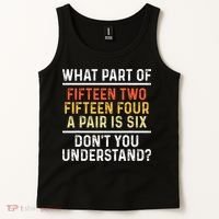 Funny Cribbage Art For Board Game Cribbage Player Tank Top thumb 2