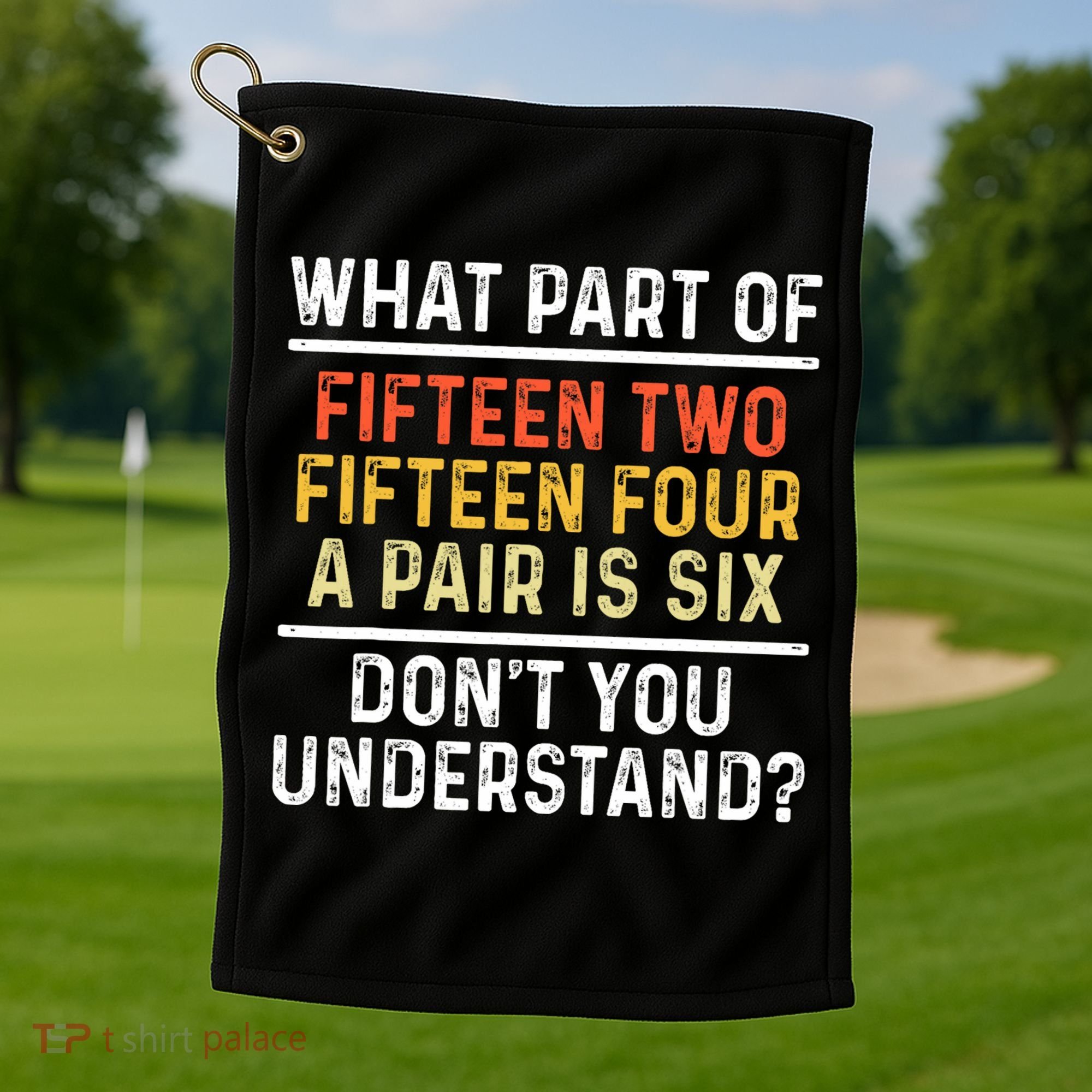 Funny Cribbage Art For Board Game Cribbage Player Golf Towel
