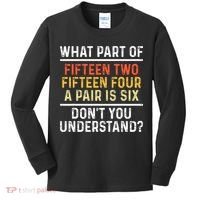 Funny Cribbage Art For Board Game Cribbage Player Kids Long Sleeve Shirt thumb 0