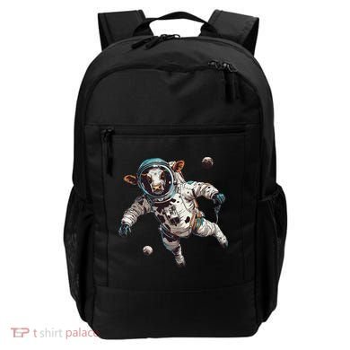 Funny Cow Astronaut In Space Backpack