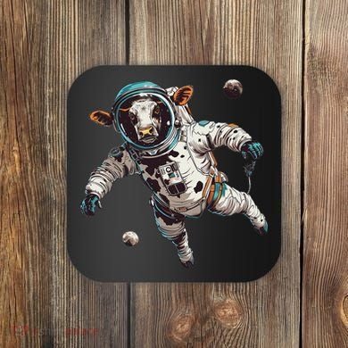 Funny Cow Astronaut In Space Coaster