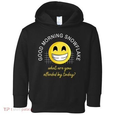 Funny Conservative Anti Cancel Culture Not Woke Toddler Hoodie