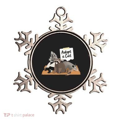 Funny Cute Adopt A Cat Skunk Raccoon Opossum Ornament