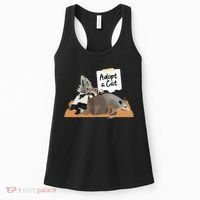Funny Cute Adopt A Cat Skunk Raccoon Opossum Women's Tank Top thumb 0