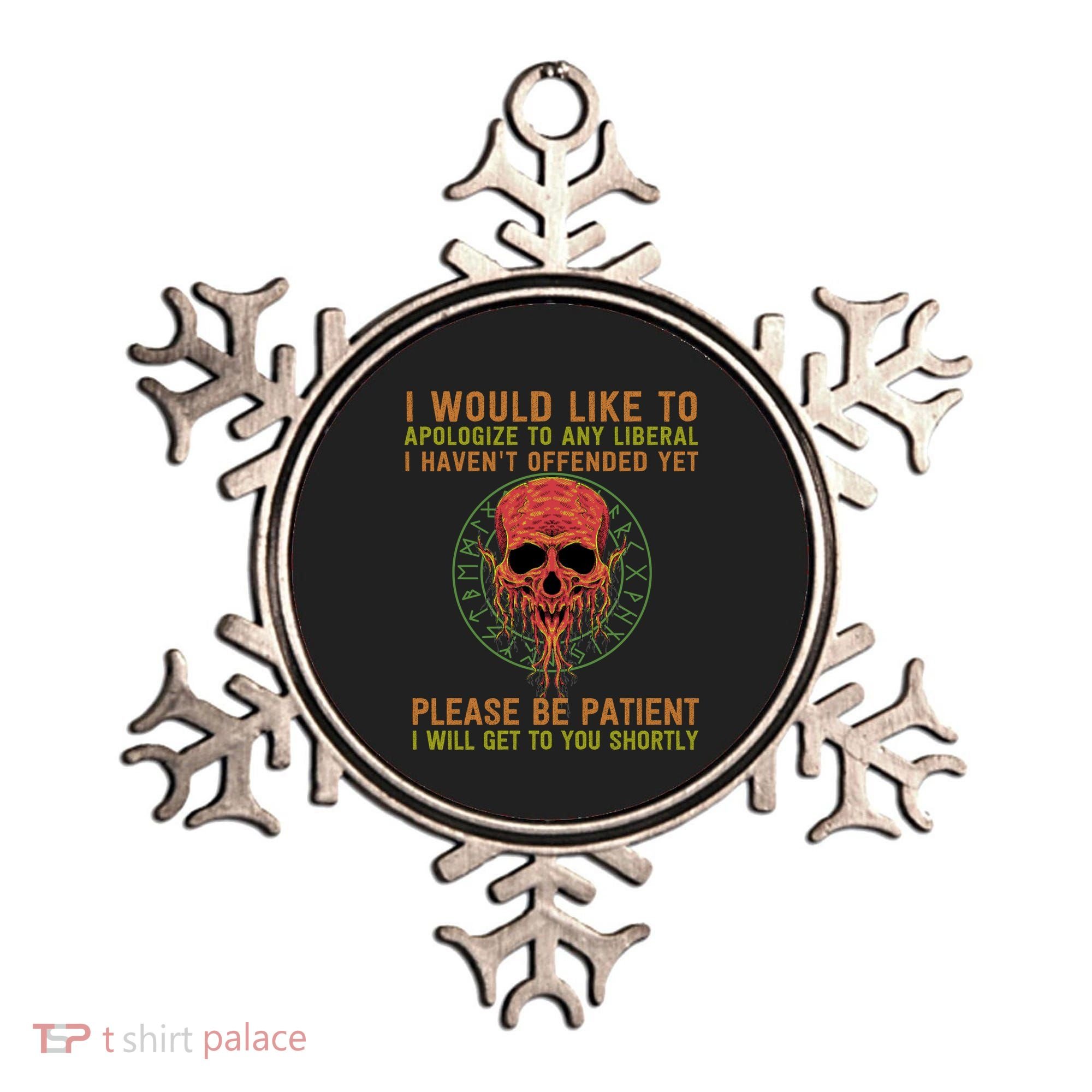 Funny Conservative Anti Woke Politically Incorrect Ornament
