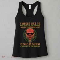 Funny Conservative Anti Woke Politically Incorrect Women's Tank Top thumb 3