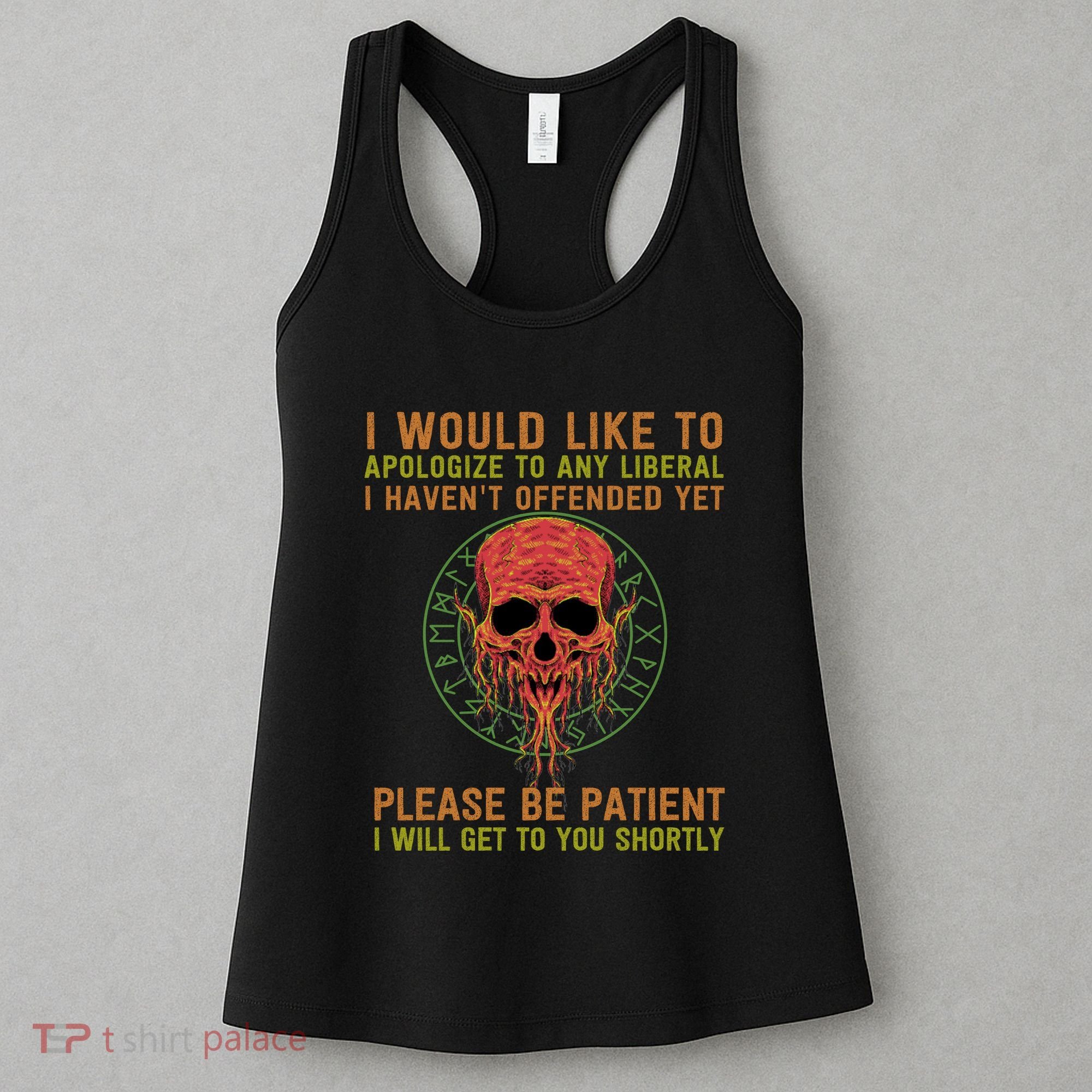 Funny Conservative Anti Woke Politically Incorrect Women's Tank Top