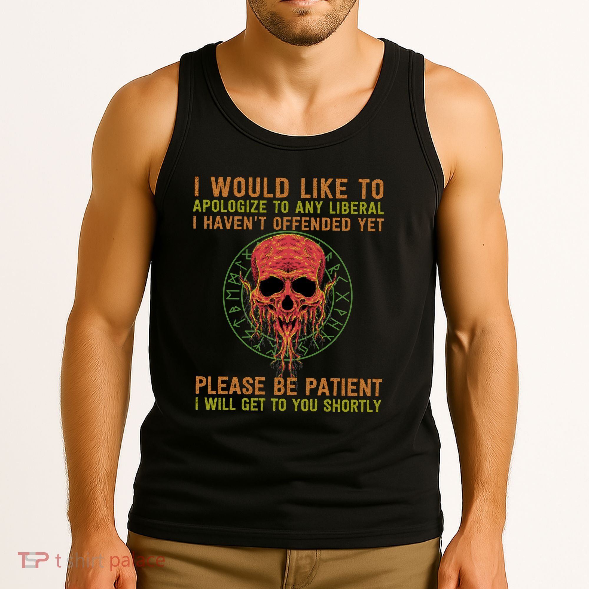 Funny Conservative Anti Woke Politically Incorrect Tank Top