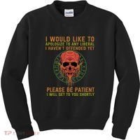Funny Conservative Anti Woke Politically Incorrect Kids Sweatshirt thumb 0