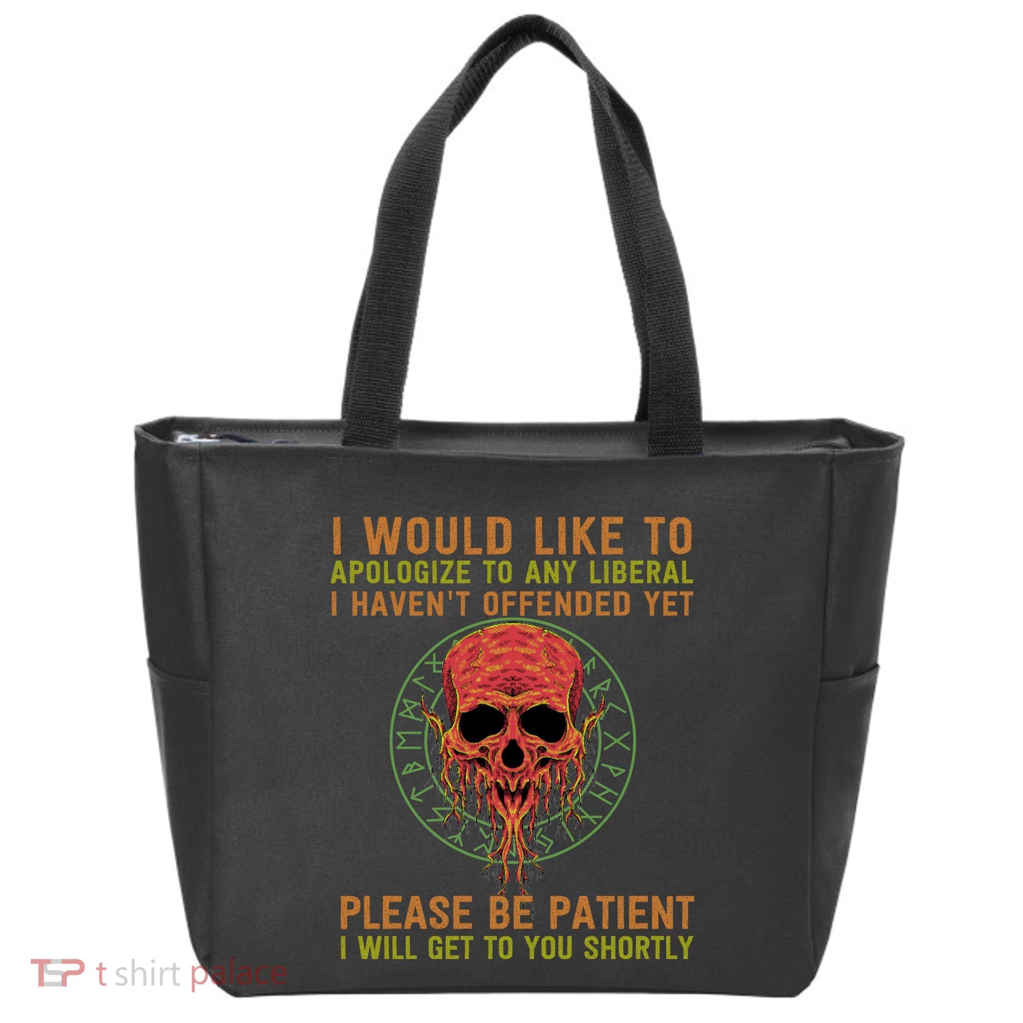 Funny Conservative Anti Woke Politically Incorrect Tote Bag