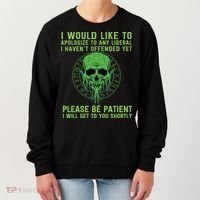 Funny Conservative Anti Woke Politically Incorrect Women's Sweatshirt thumb 0