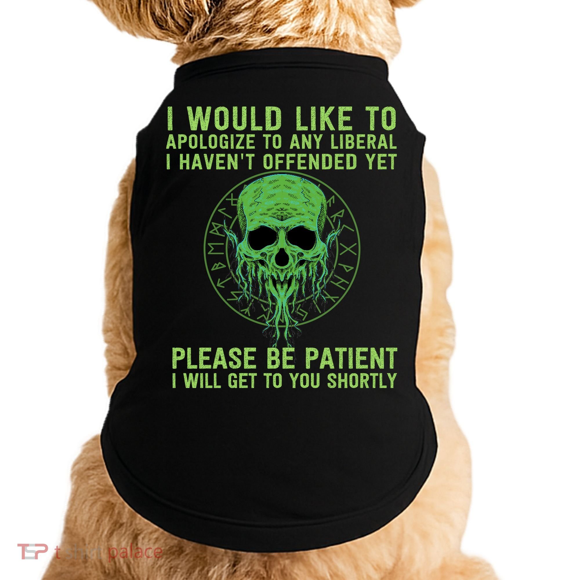 Funny Conservative Anti Woke Politically Incorrect Doggie Tank