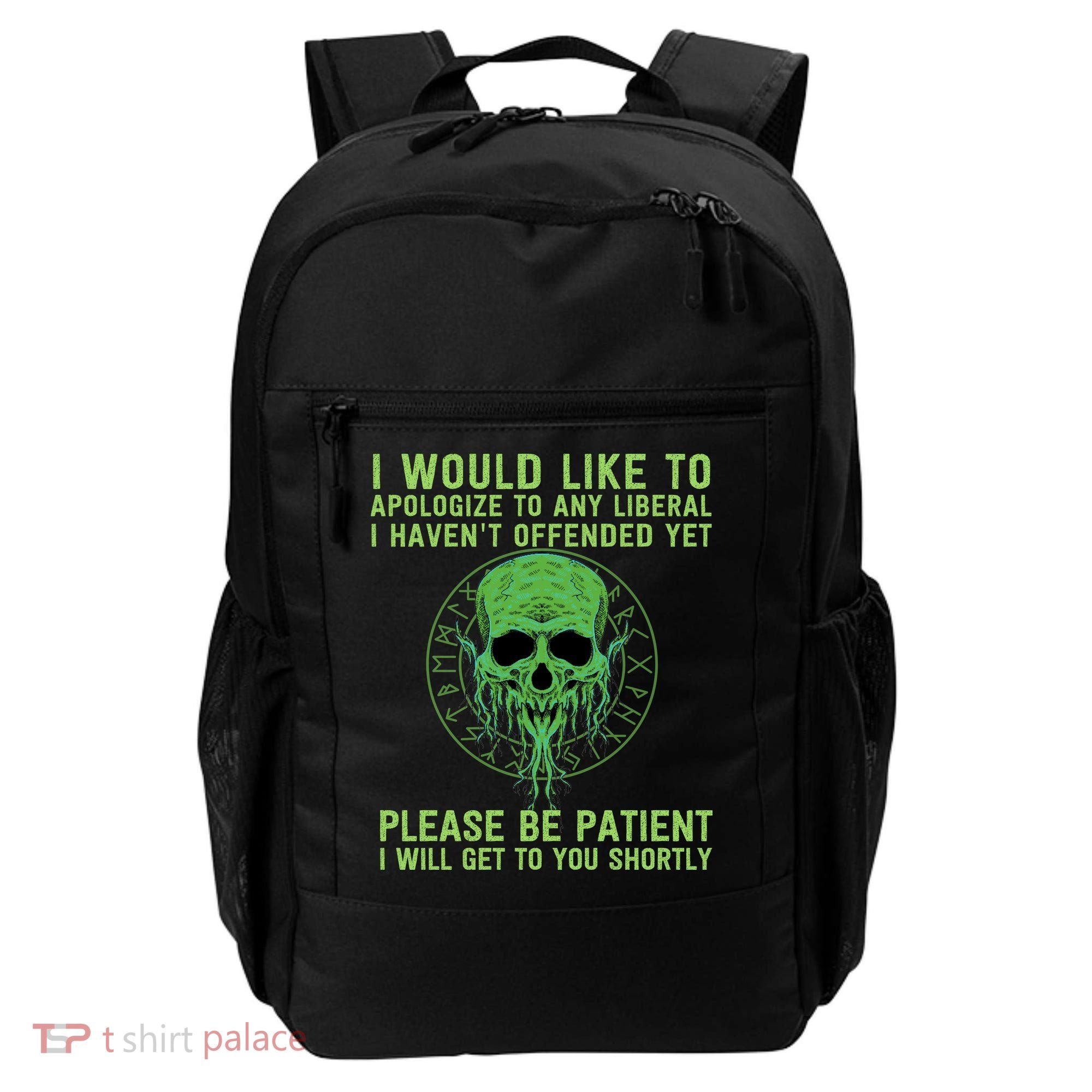 Funny Conservative Anti Woke Politically Incorrect Backpack