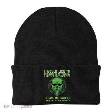Funny Conservative Anti Woke Politically Incorrect Beanie