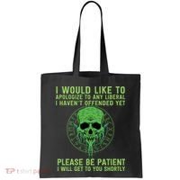 Funny Conservative Anti Woke Politically Incorrect Tote Bag thumb 0