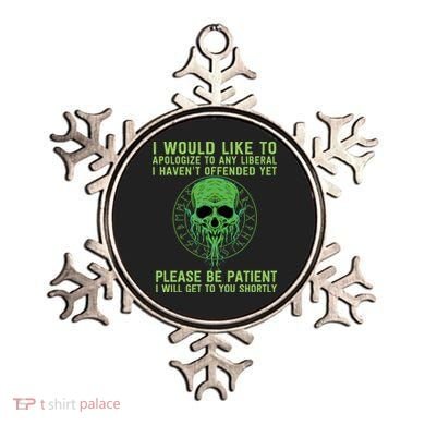 Funny Conservative Anti Woke Politically Incorrect Ornament
