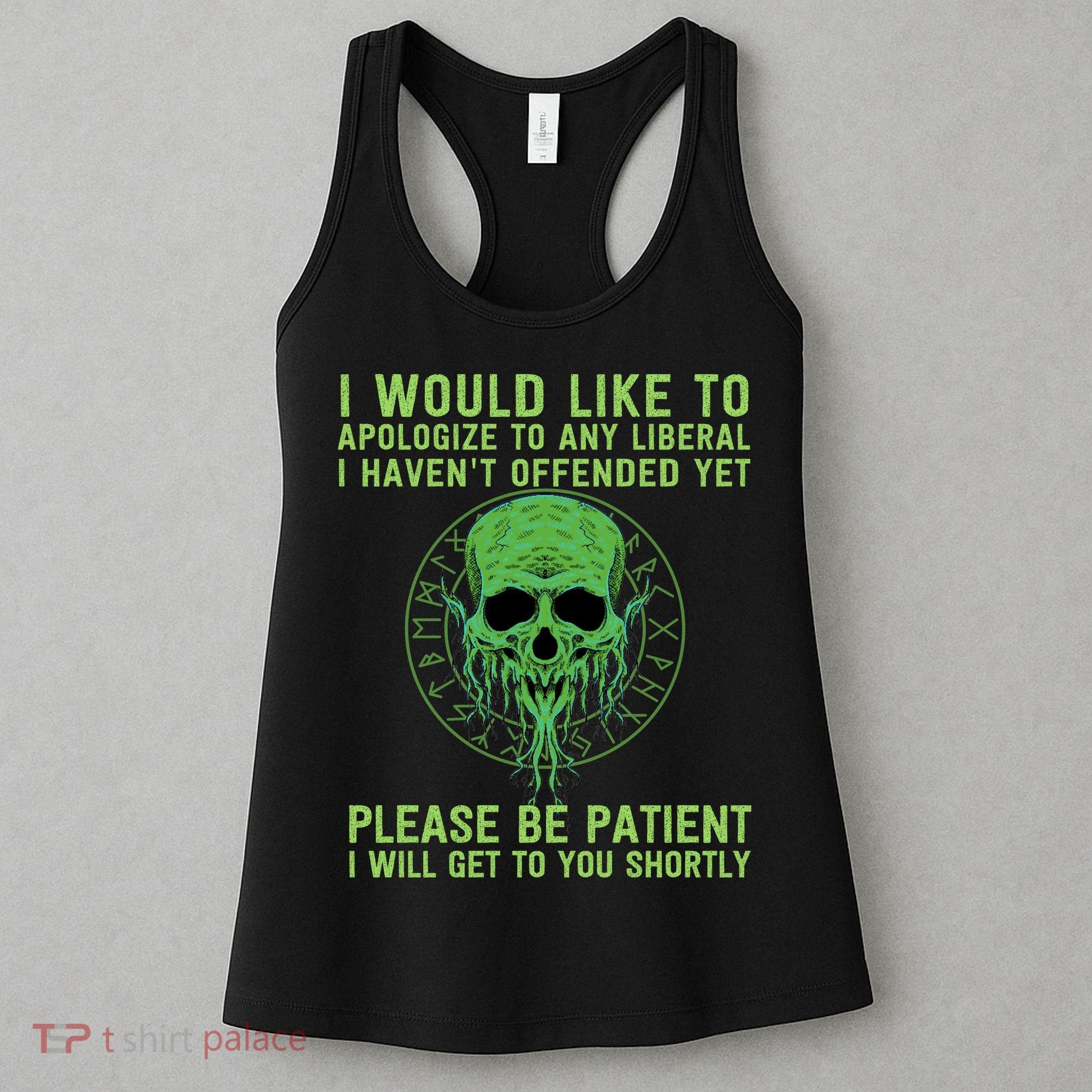 Funny Conservative Anti Woke Politically Incorrect Women's Tank Top