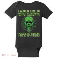 Funny Conservative Anti Woke Politically Incorrect Baby Bodysuit thumb 0