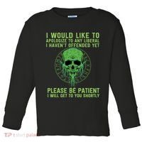 Funny Conservative Anti Woke Politically Incorrect Toddler Long Sleeve Shirt thumb 0