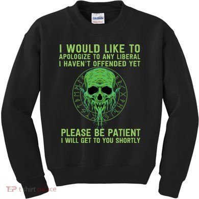 Funny Conservative Anti Woke Politically Incorrect Kids Sweatshirt